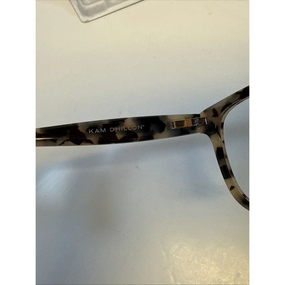 Kam Dhillon Eyeglasses Womens 3085 Isabella White Tortoise (FRAMES ONLY) READ - Picture 4 of 12